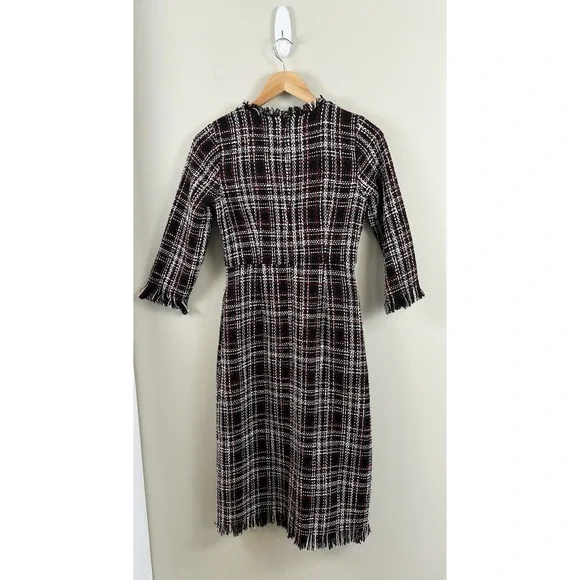 Dainty Jewells Festive Nights Tweed Wool Midi Dress Sz XS Holiday Elegant Event - Picture 3 of 10